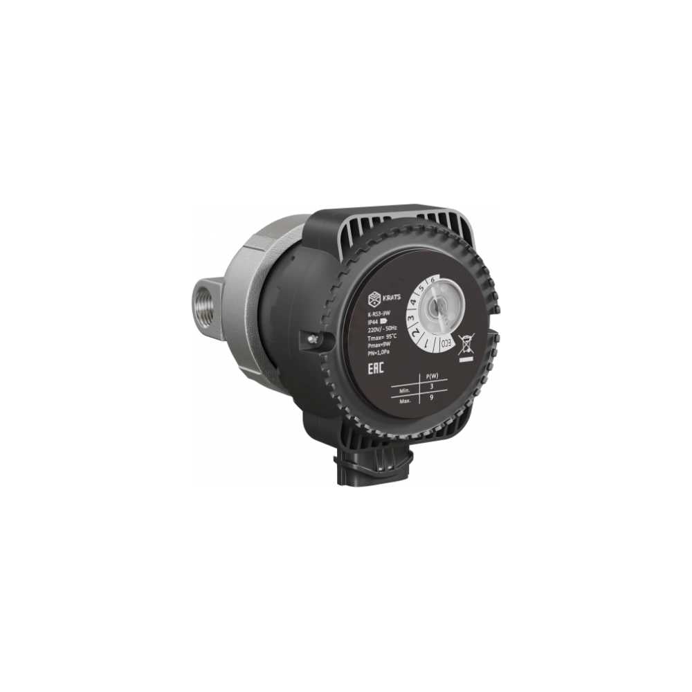 Изображение товара Циркуляционный насос KRATS K-RS3-9W для ГВС и отопления