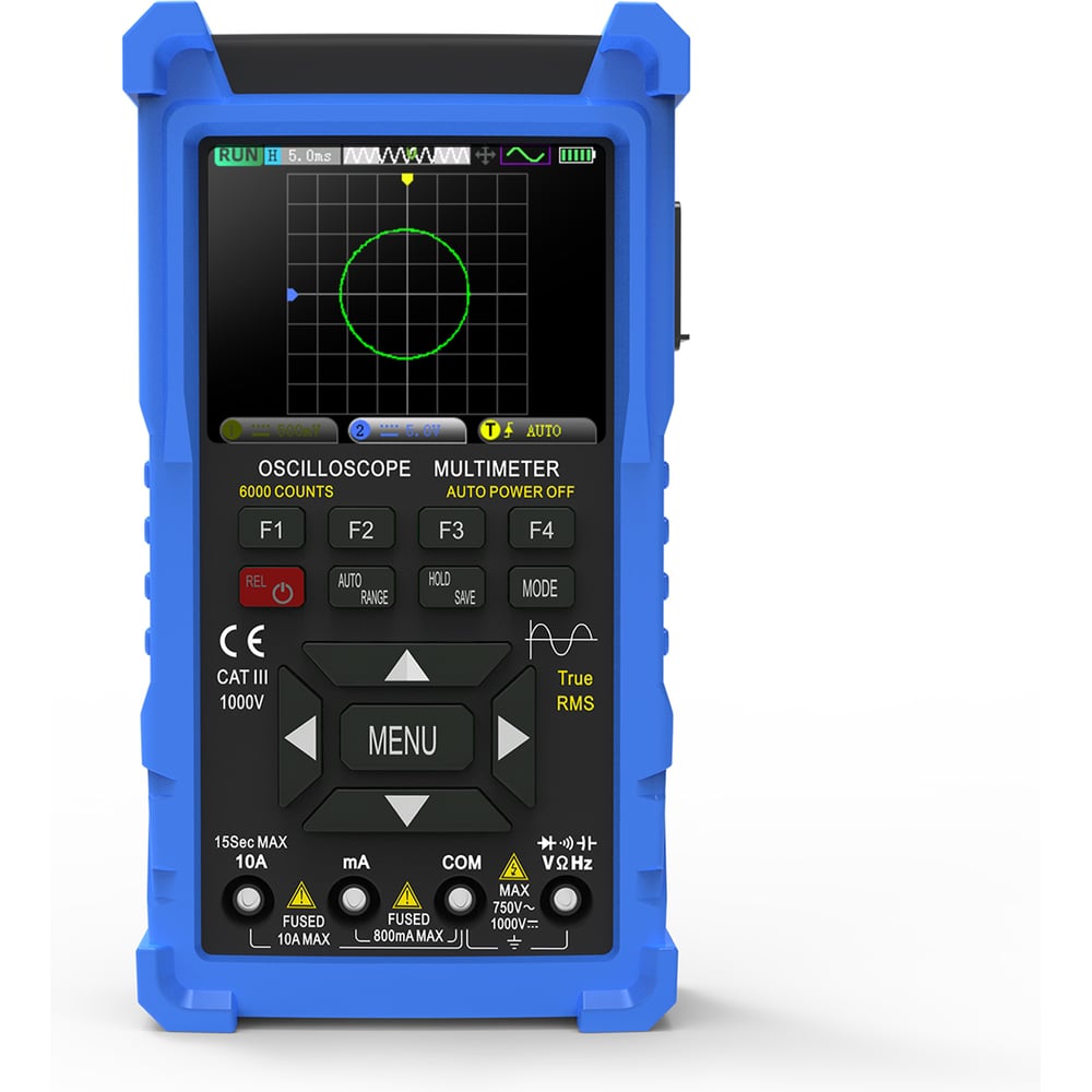 Изображение товара Портативный цифровой осциллограф HoldPeak HP-50M 50 МГц compact