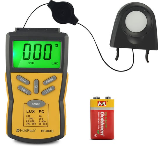 Изображение товара Люксметр HoldPeak HP-881C