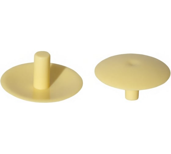 Изображение товара Заглушка под конфирмат КРЕП-КОМП Желтая, универсал (1000шт)