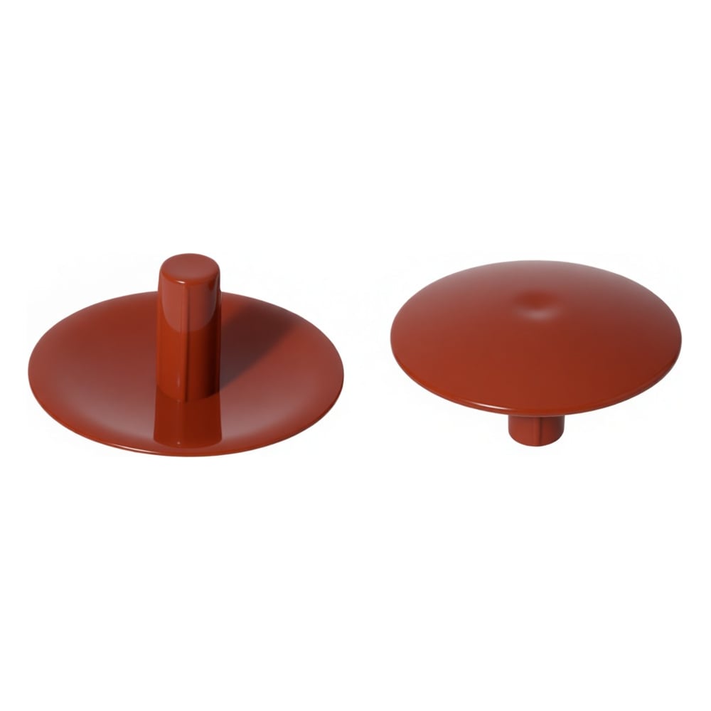 Изображение товара Заглушка под конфирмат КРЕП-КОМП универсал красный кирпич 1000 шт