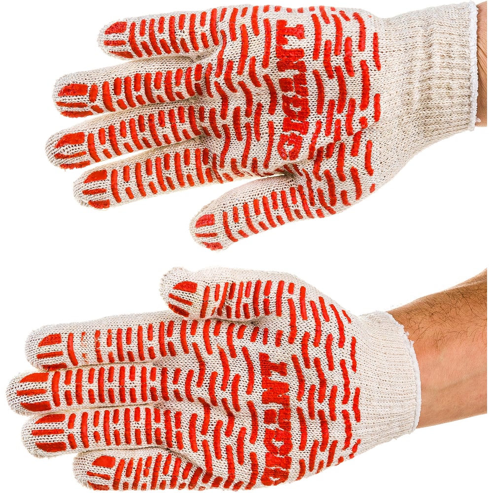 Перчатки Gigant комбинированные спилковые перчатки gigant
