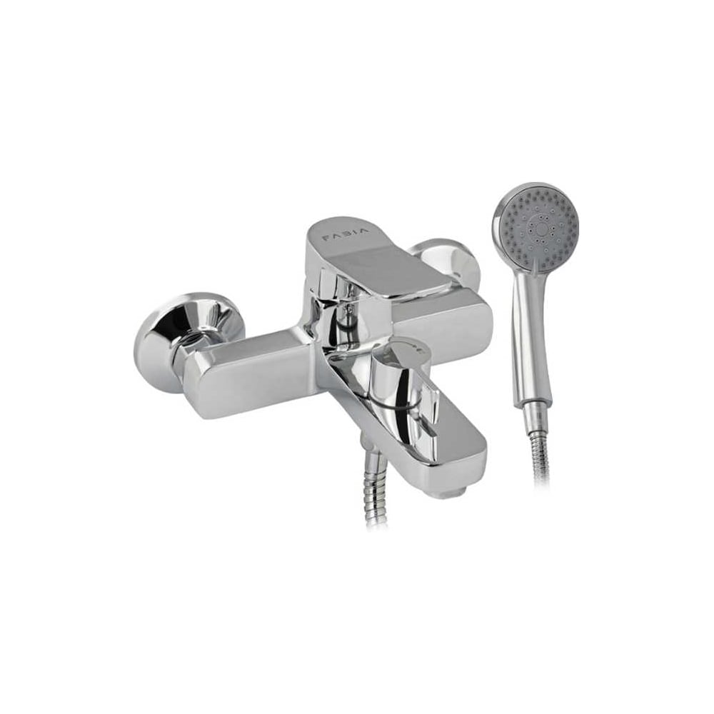 Изображение товара Смеситель для ванны FABIA с коротким литым изливом и дивертором хром 9620