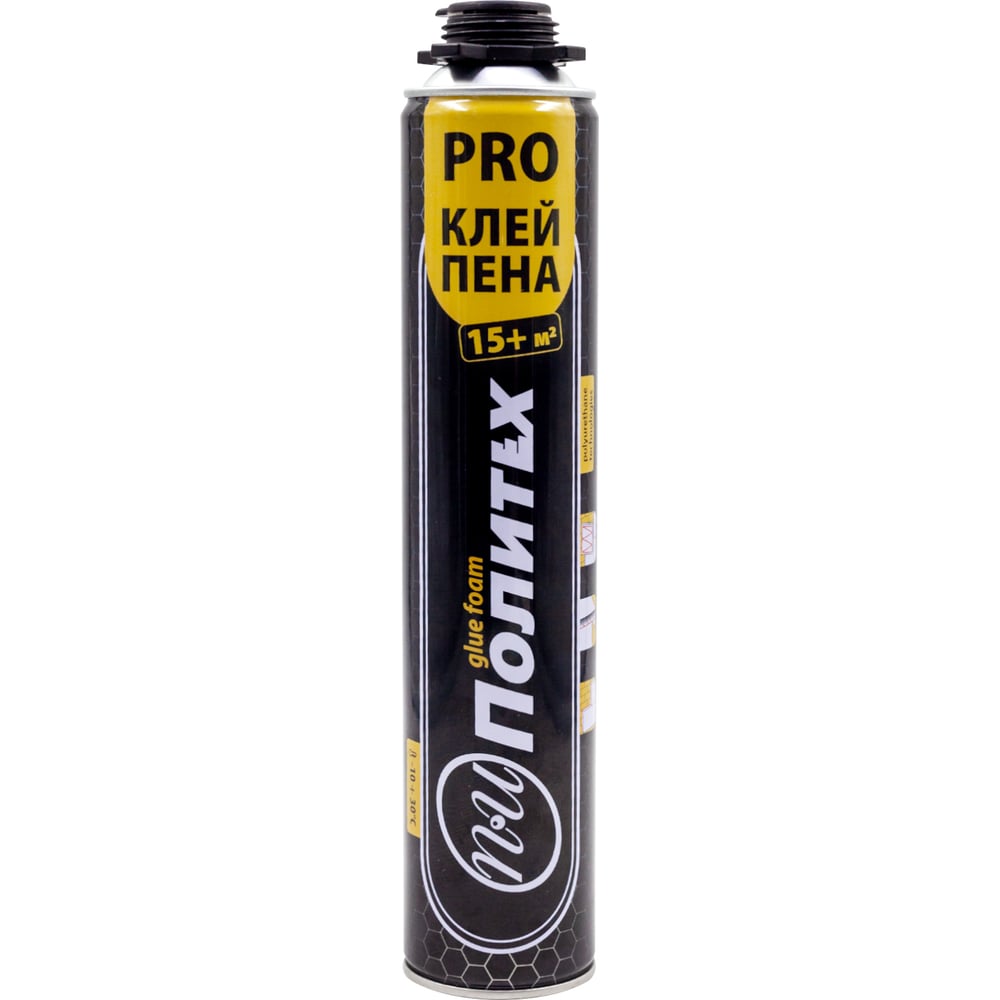 Изображение товара Пена монтажная клей-пена Политех PRO 15+ м2 6501011 - профессиональное решение
