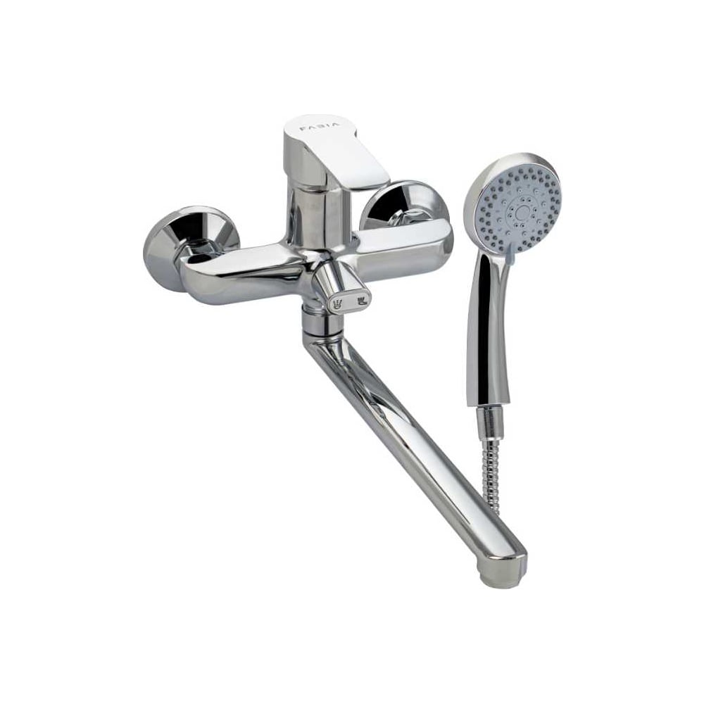 Изображение товара Смеситель для ванны FABIA с длинным изливом и аэратором