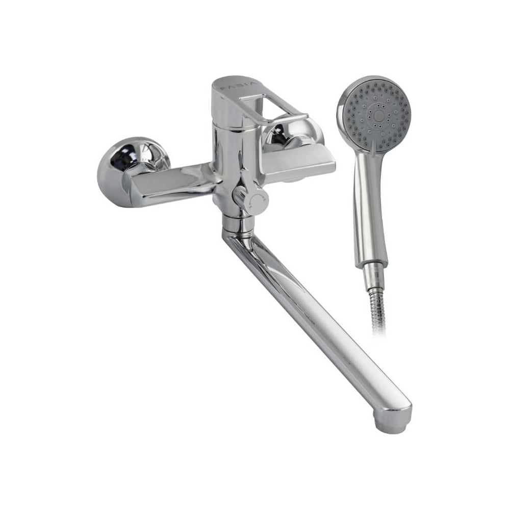 Изображение товара Смеситель для ванны FABIA с длинным изливом и хромированным покрытием