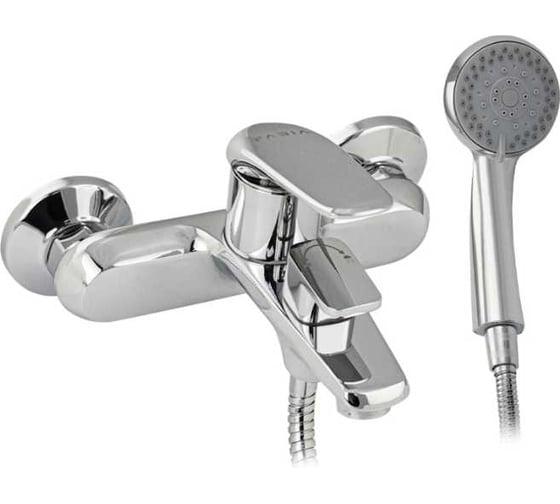 Изображение товара Смеситель для ванны FABIA, с коротким литым изливом, с дивертором на корпусе, цвет хром 9621