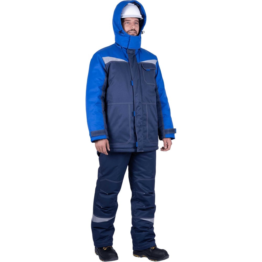 Изображение товара Зимний костюм для детей ГК Спецобъединение КМ-10 ЛЮКС, комплект для 3-4 класса, утеплённый, синего 