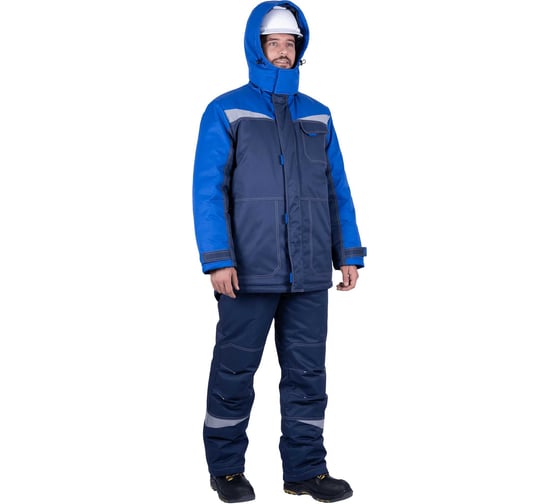 Изображение товара Костюм ГК Спецобъединение КМ-10 ЛЮКС зимний 3-4 класс, синий-василек (136-140, 194-200), компл, Кос 211/136/194