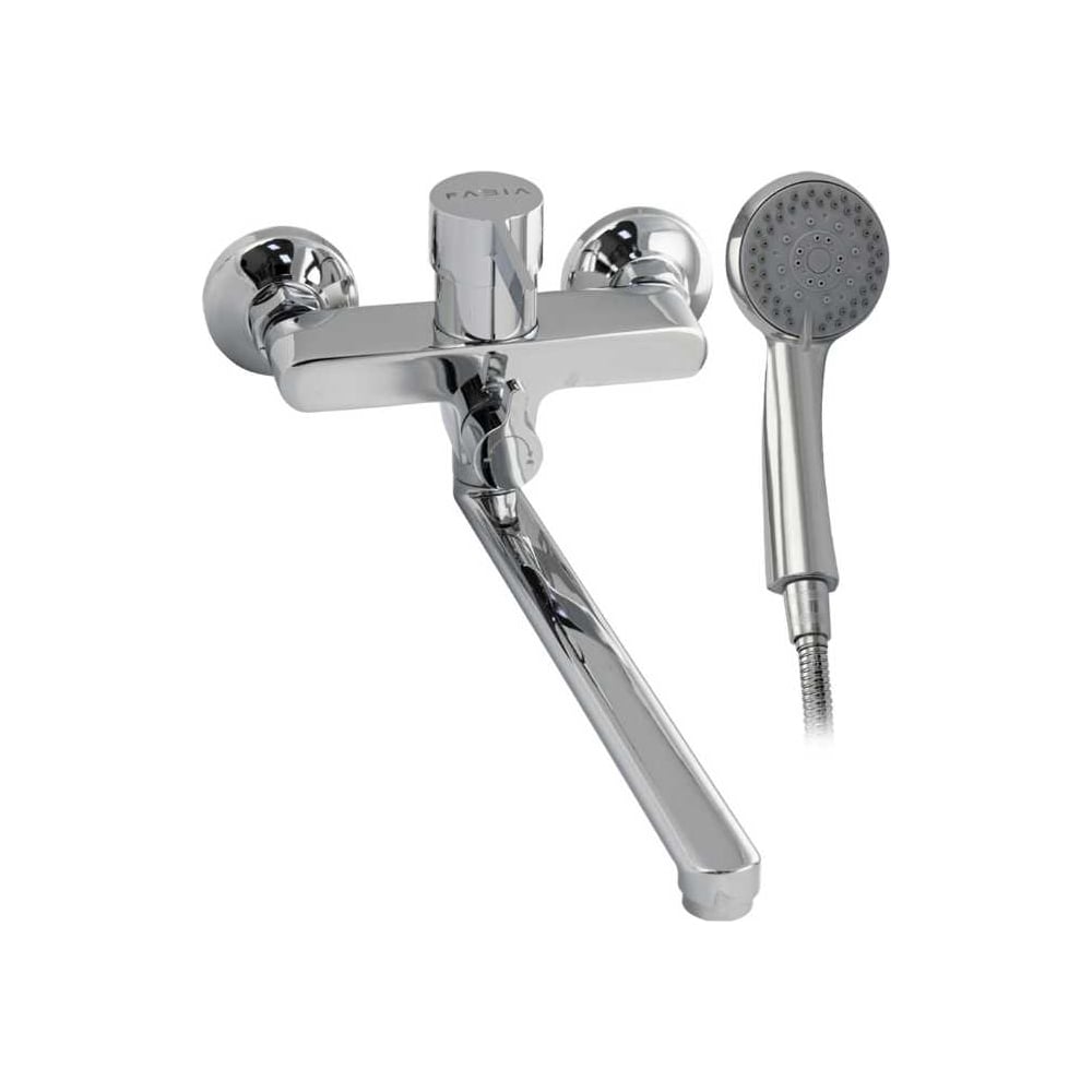 Изображение товара Смеситель для ванны FABIA с плоским изливом хром 9670