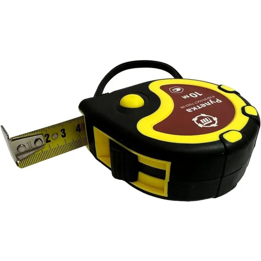 Изображение товара Рулетка Туламаш 10м Р10У3П - профессиональный измерительный инструмент для точных работ