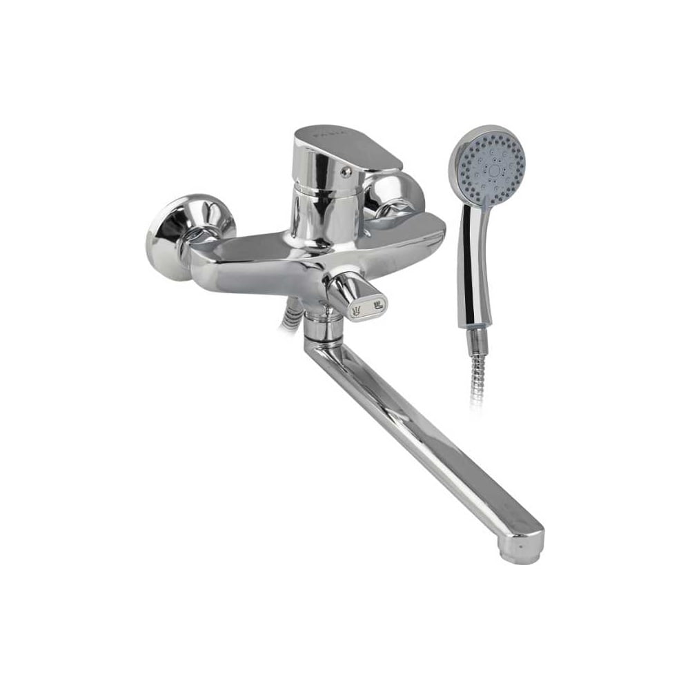 Изображение товара Смеситель для ванны FABIA с длинным изливом хром однорычажный