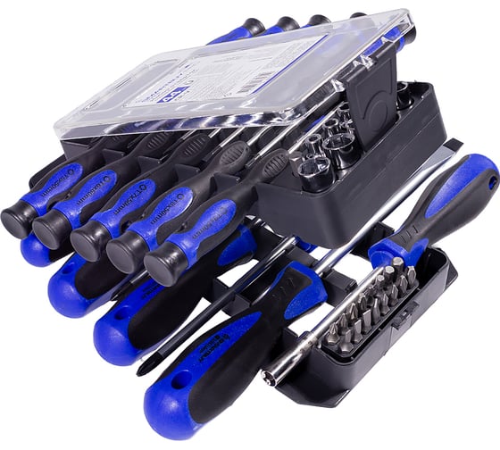 Изображение товара Отвертки в наборе SMARTBUY 44 предмета, головки, TORX, SL, PH, СR-V сталь PRO TOOLS SBT-PRO-SCN-44