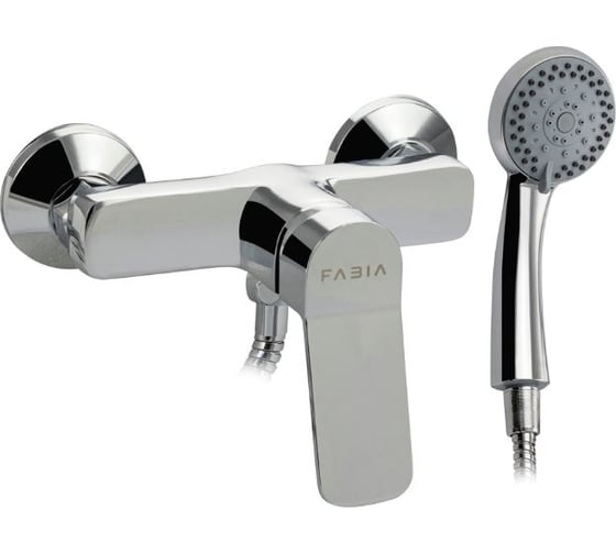Изображение товара Смеситель для душевой кабины FABIA с гибким душевым шлангом, шаровый, хромированный. 9603