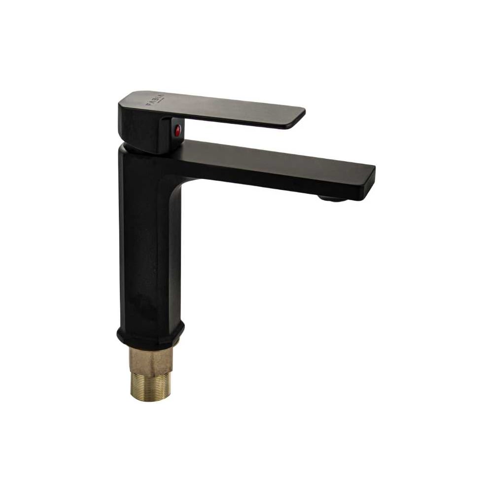 Изображение товара Смеситель для раковины FABIA квадратный корпус черный 9735 однорычажный