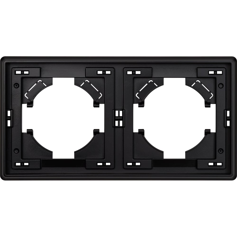 Изображение товара Рамка ALTECH 2 местная ENCORE 2PВ черная для кабельных систем