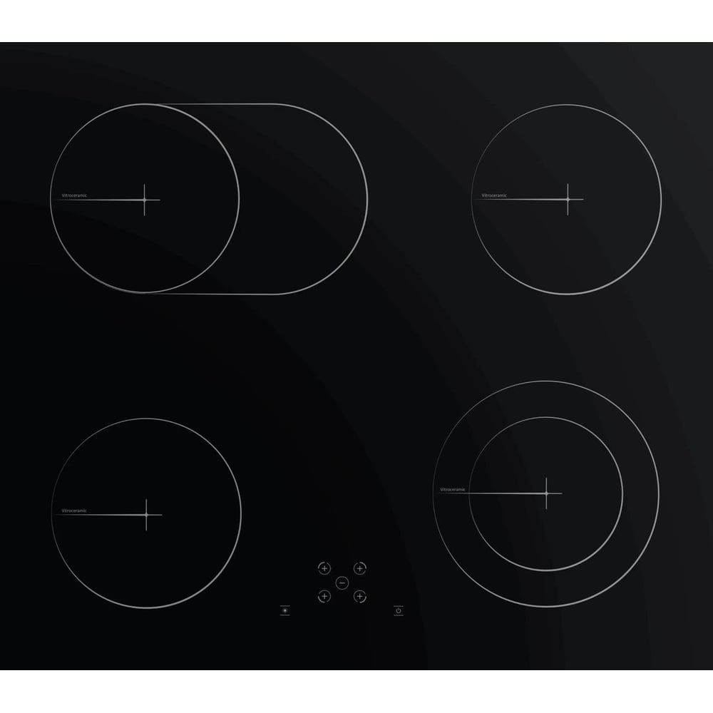 Изображение товара Стеклокерамическая варица Simfer H60D24S025 60 см с сенсорным управлением