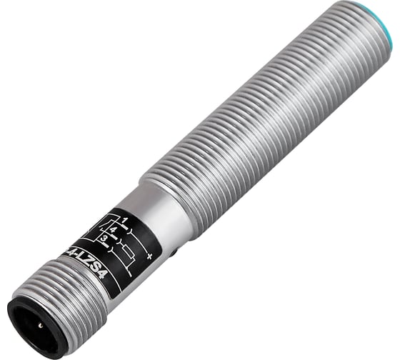 Изображение товара Индуктивный датчик ТЕКО ISB AC2A8-31P-4-LZS4 Sn=4 мм,корпус 12х12х71 Алюминий заподлицо,10...30DC NO PNP,IP68, разъем М12 00-00034070