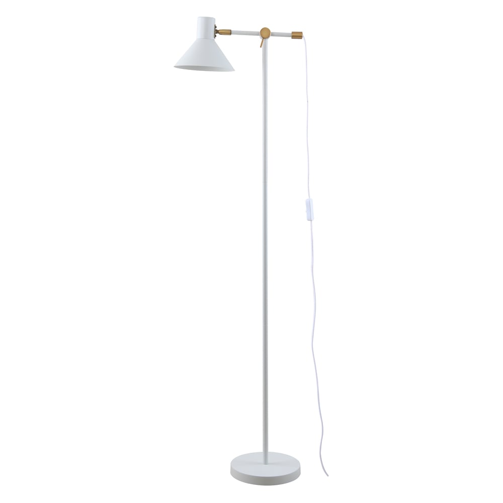 Изображение товара Торшер CAMELION KD-445F C01 белый современный напольный светильник с одной лампой GU10