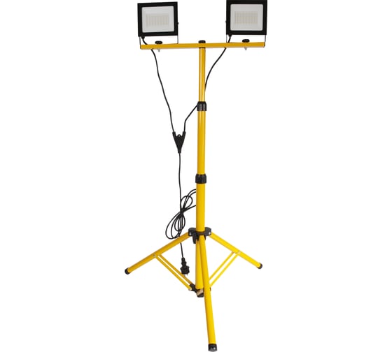 Изображение товара Светодиодный прожектор на штативе GLANZEN 2x70 Вт FAD-0007-2X70-SL КА-00010945