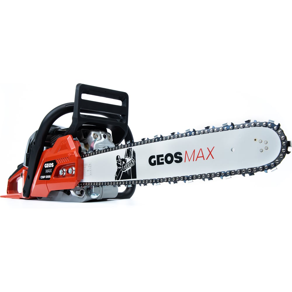 Изображение товара Мотопила цепная бензиновая GEOS Max CSP356 55 см³ 40 см шина профессиональная
