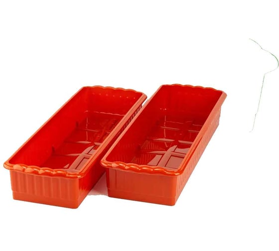 Изображение товара Ящик для рассады ООО КЗНМ 470x166x82, 2 шт 532729