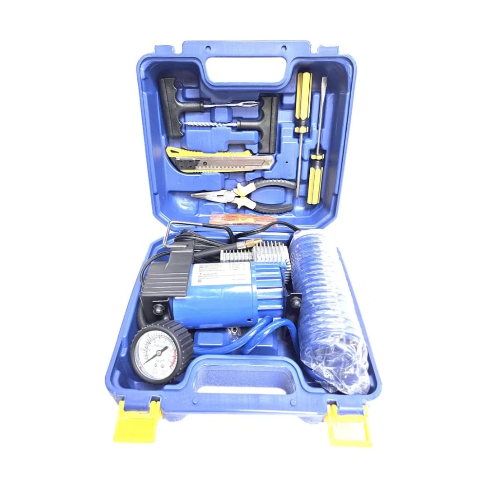 Изображение товара Компрессор МаякАвто АС 605ма в кейсе с инструментами