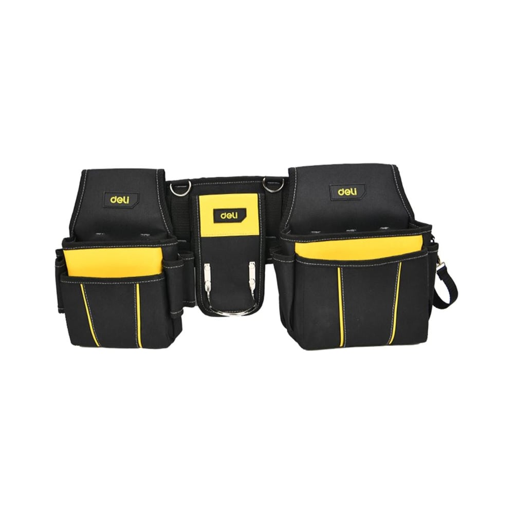 Изображение товара Сумка-пояс монтажника DELI DLP10 4 секции и 16 карманов для инструмента