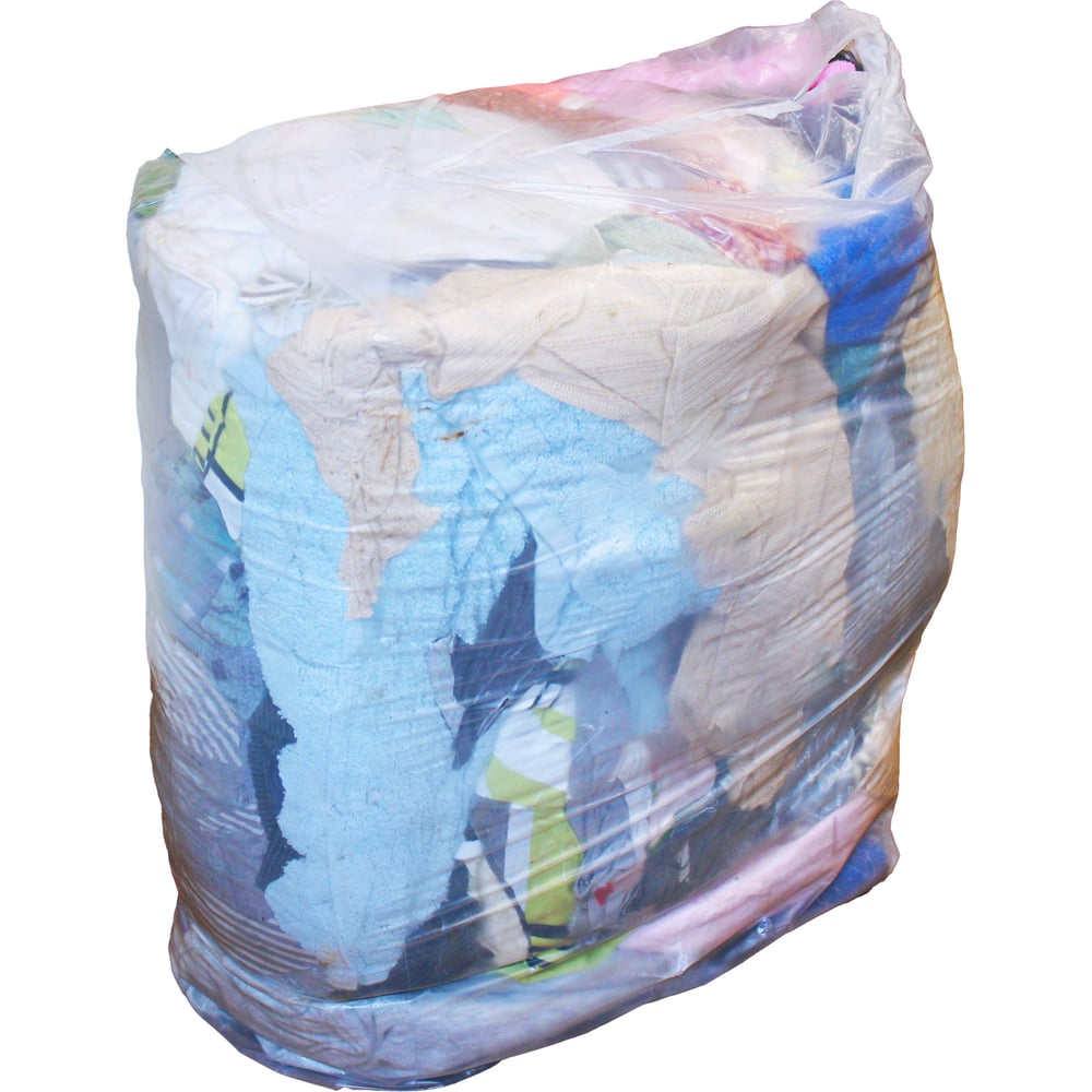 Изображение товара Ветошь цветная Ресурс Стандарт 10 кг - универсальный материал для уборки