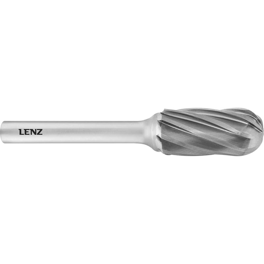 Изображение товара Бор-фреза по алюминию твердосплавная LENZ форма C цилиндр со сферическим концом 12х25х6х70 мм