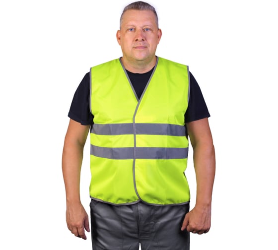 Изображение товара Жилет со светоотражающими элементами БЕРТА (1Э), лимонный, размер 60-62 916л-64-66