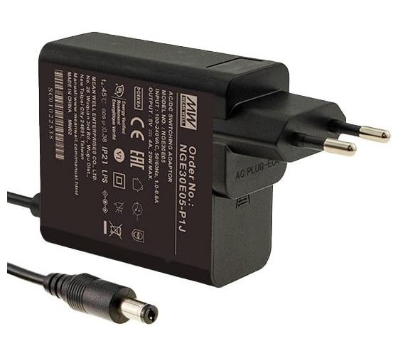 Изображение товара Источник питания Mean Well AC-DC NGE30E12-P1J Т03757084
