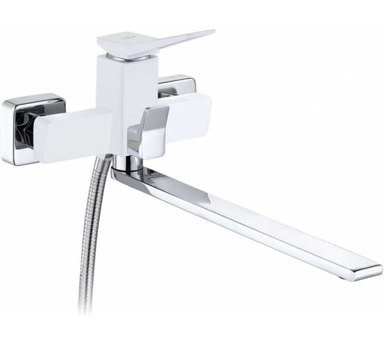 Изображение товара Смеситель для ванны однорычажный ViEiR длинный излив, белый V423541-F