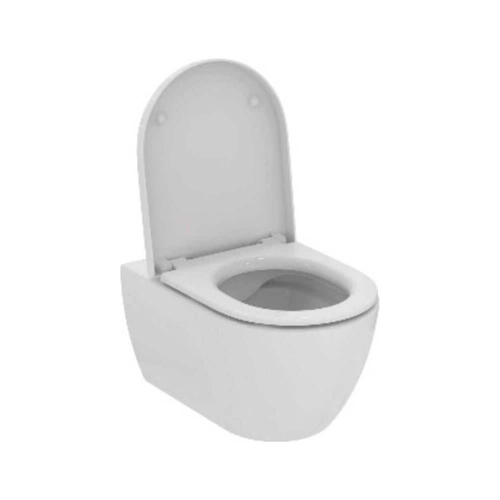 Изображение товара Подвесной безободковый унитаз Ideal Standard T569201 ELLISSE с сиденьем микролифт, (346822) 00346822