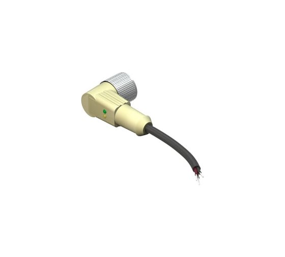 Изображение товара Соединитель кабельный ТЕКО CS S20-5-5-T1-C Розетка, Угловой с кабелем,IP67, кабель 5 м в конце клеммы,10-30 DC NC 00-00038914