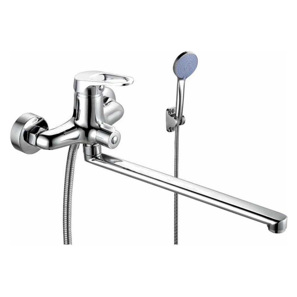 Изображение товара Смеситель для ванны однорычажный латунный настенный хром ViEiR V093542