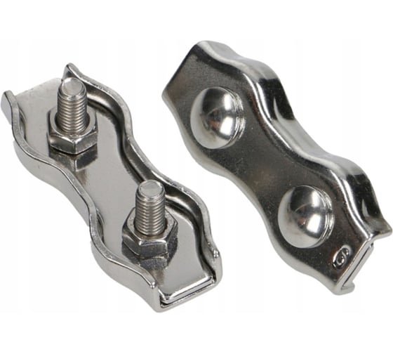 Изображение товара Зажим троса Fixbox Duplex нерж. 6мм (20 шт) 565760