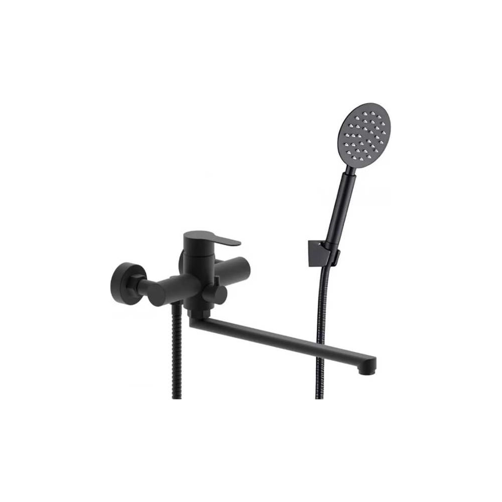 Изображение товара Смеситель для ванны ViEiR однорычажный с длинным изливом черный V313541-C