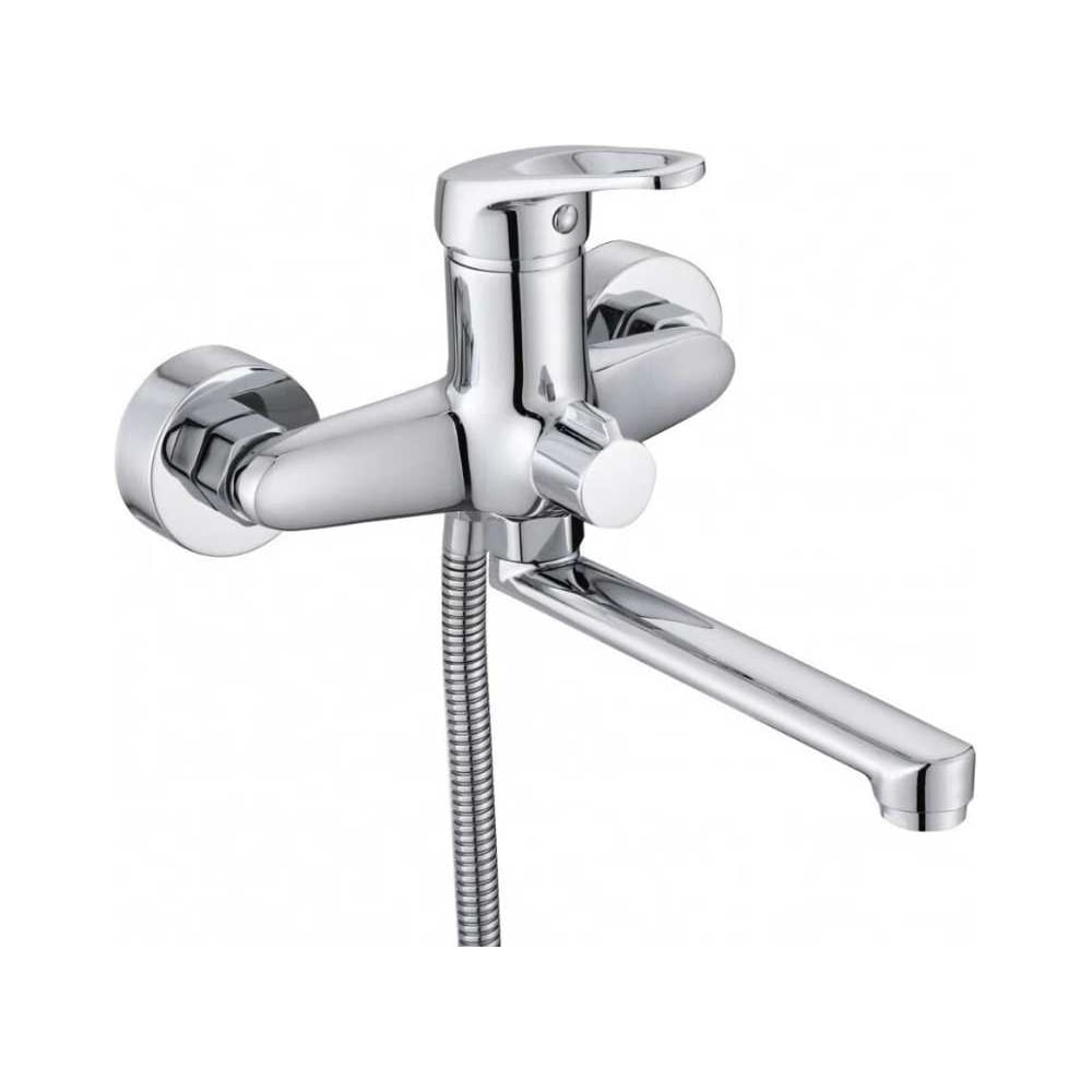 Изображение товара Однорычажный смеситель для ванны ViEiR латунный с коротким изливом хром