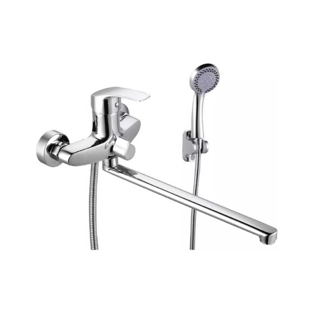 Изображение товара Современный однорычажный смеситель для ванны ViEiR V204041 с длинным изливом хром