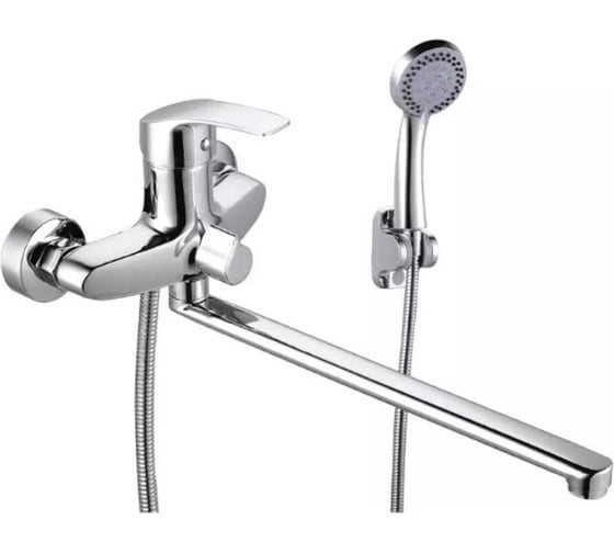 Изображение товара Смеситель для ванны однорычажный ViEiR с длинным изливом, хром V204041