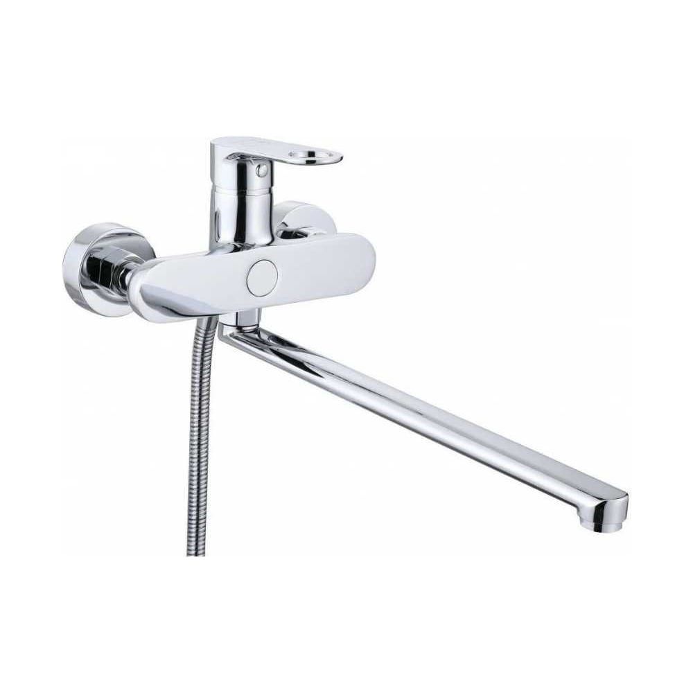 Изображение товара Смеситель для ванны однорычажный ViEiR латунный с длинным изливом хром V043541