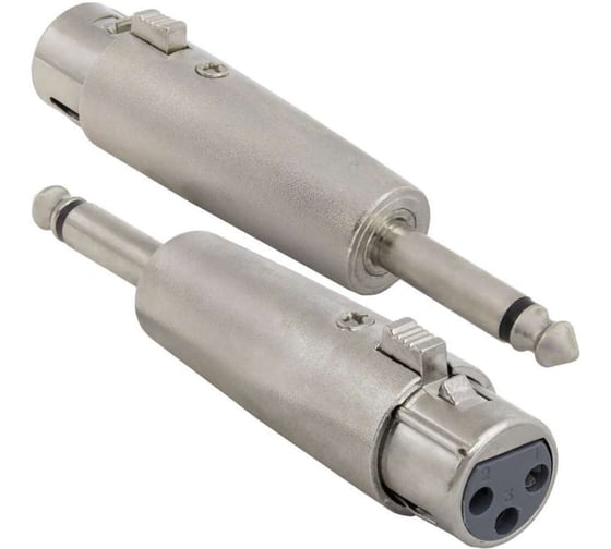 Изображение товара Разъём XLR RUICHI JD-493 / XLR 3P F-jack 6.3 mono M 122971