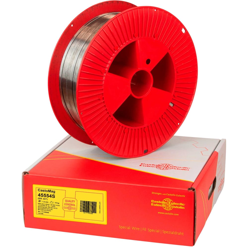 Изображение товара Сварочная проволока CASTOLIN CastoMag 45554S 1.2мм 15кг нержавеющая сталь