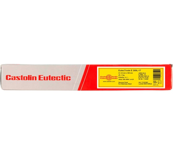 Изображение товара Электроды CASTOLIN EutecTrode E309L-17 VP 4.0 x 350 мм, 2.0кг 71101091