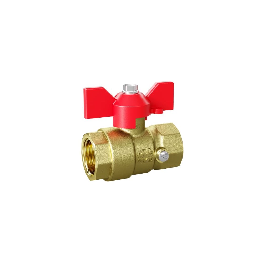 Изображение товара Кран шаровой латунный LD Pride для манометра Ду 15 40 бар