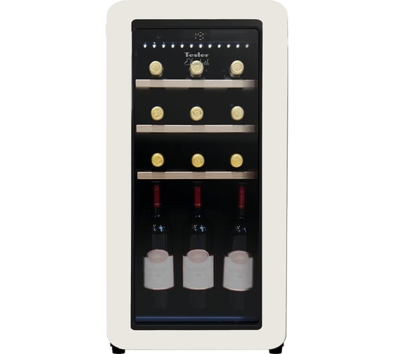 Изображение товара Винный шкаф TESLER CWC-188 IVORY 00000203198