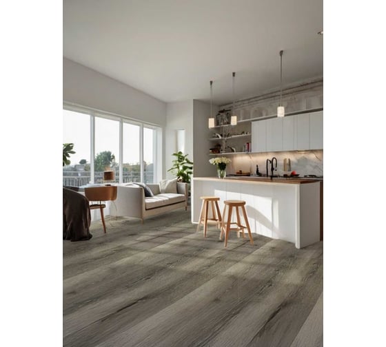 Изображение товара Кварцвинил Альта Профиль ФЛАМЕНКО ламин. колл. GRAND STEP АС6/34 микро фаска, 1218х180х5мм, 12шт/уп=2,63м² 11053