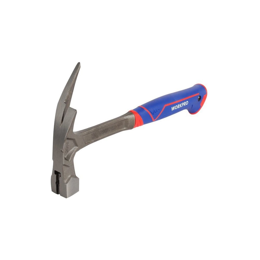 Изображение товара Молоток кровельщика кованый цельнометалический WORKPRO PRO 560г (ANTI-SHOK рукоятка) WP241061 Изображение товара Молоток кровельщика кованый цельнометалический WORKPRO PRO 560г (ANTI-SHOK рукоятка) WP241061