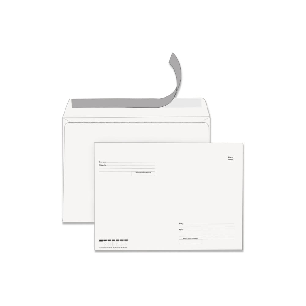 Изображение товара Конверты Staff С4 229х324 мм с отрывной лентой 500 шт